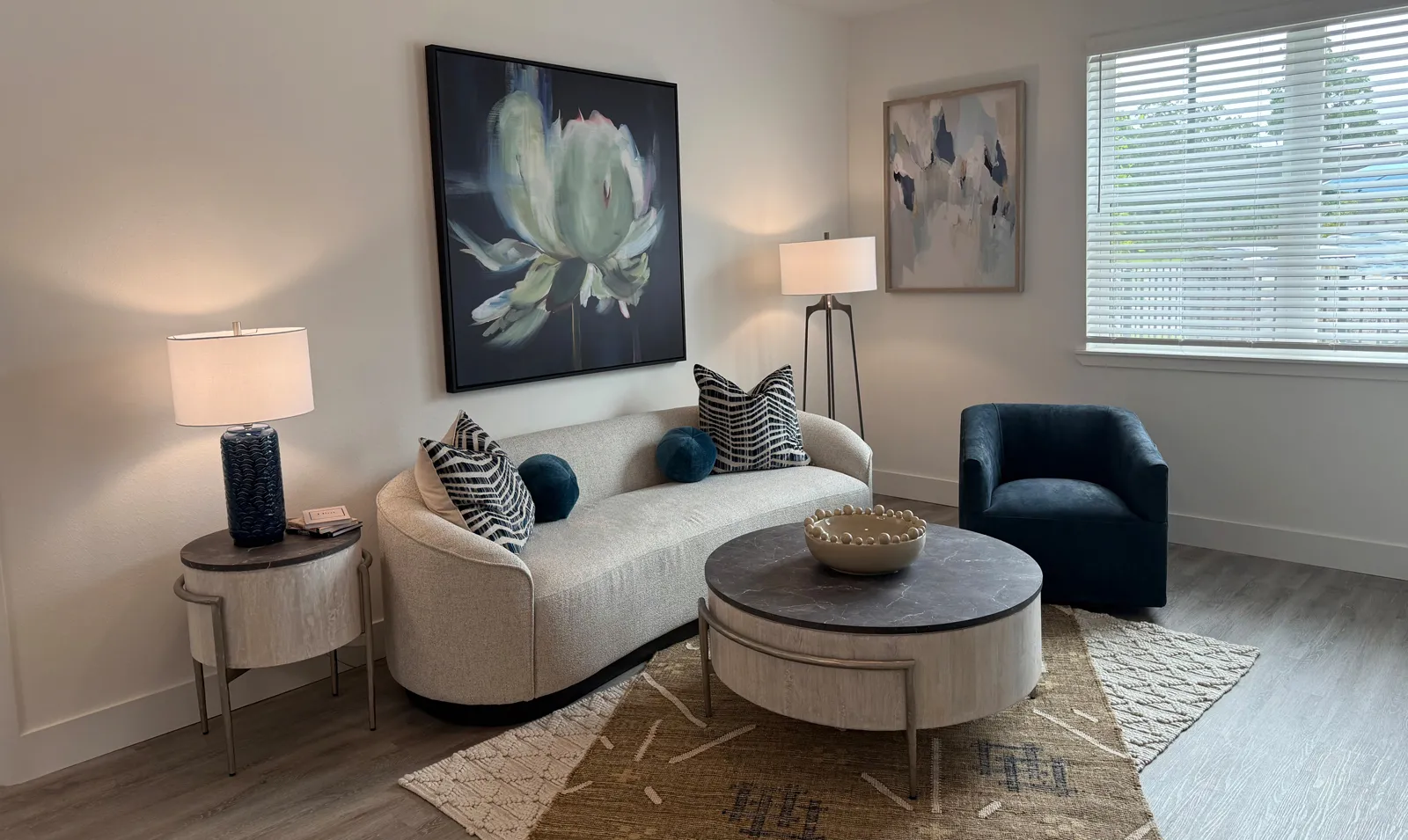 furnished living space